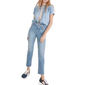 Madewell The Petite Perfect Vintage Jean in Banner Wash size 25P